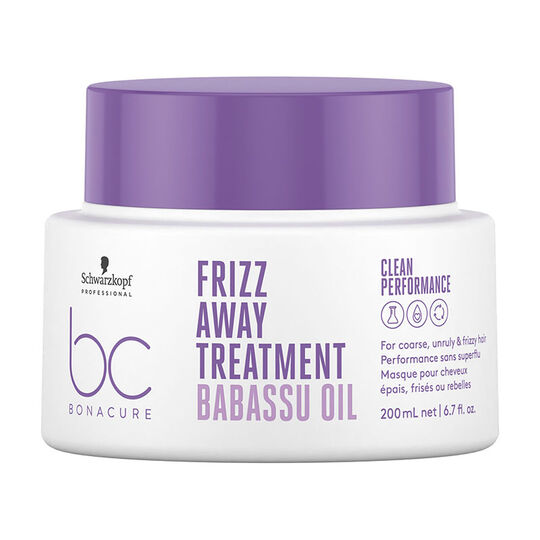 Masque lissant pour cheveux indisciplin&eacute;s BC Frizz Away