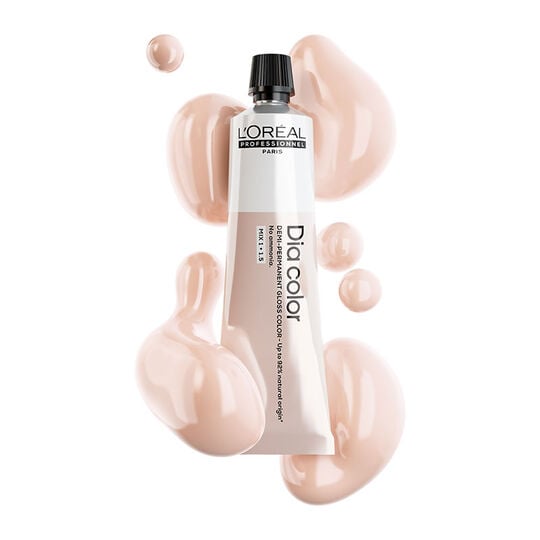 Coloration ton sur ton Dia Color 6.12 blond fonc&eacute; cendr&eacute; iris&eacute;