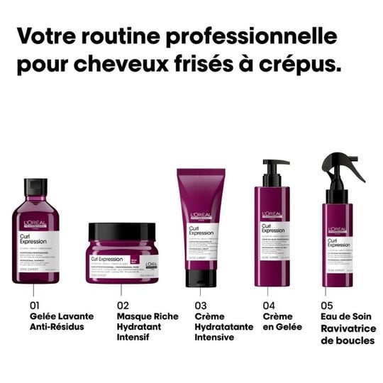 Trio coiffant pour cheveux frisés à crépus Curl Expression