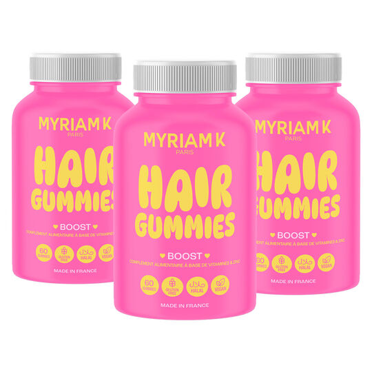 Cure 3 mois Red Love gummies hair vitamins