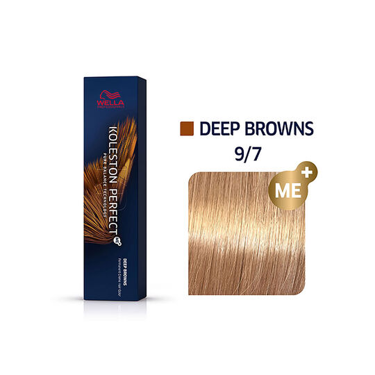 Coloration permanente Koleston Perfect Me+ 9/7 blond tr&egrave;s clair marron