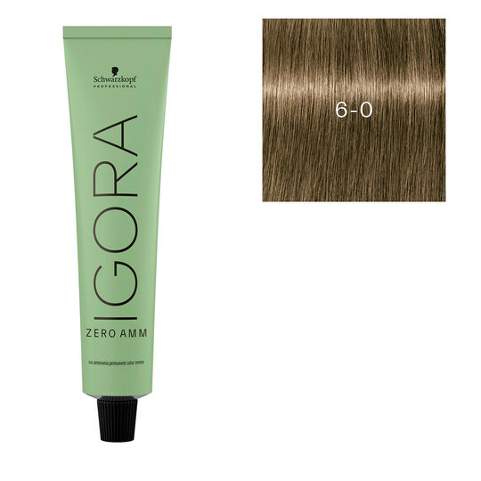 Coloration Igora Zero Amm 6-0 blond foncé naturel
