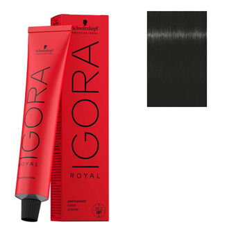 Coloration permanente Igora Royal 1-0 noir naturel