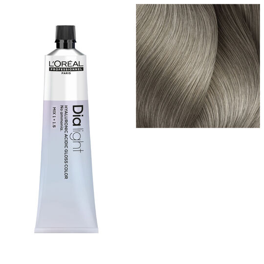 Coloration ton sur ton Dia light Hyaluronic 9.18 milkshake cendr&eacute; moka