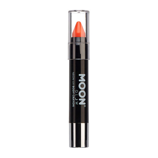 Crayon néon corps et visage Moon Glow orange,  Crayon néon corps et visage Moon Glow orange