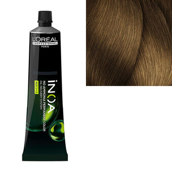 Coloration sans ammoniaque Inoa 7.3 blond doré