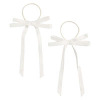 Élastiques à ruban blanc crème