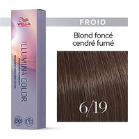 Illumina color 6/19 blond fonc&eacute; cendr&eacute; fum&eacute;