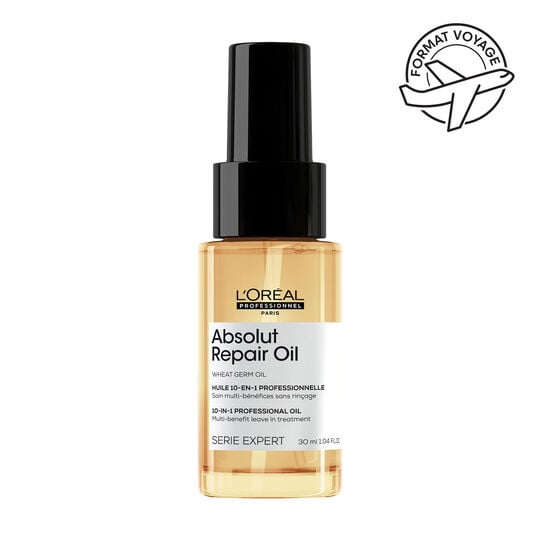 Huile 10 en 1 pour cheveux normaux &agrave; sensibilis&eacute;s Absolut Repair 30 ml