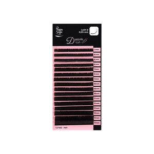 Extension de cils volume russe Courbure Extravagante D 0.05 mm