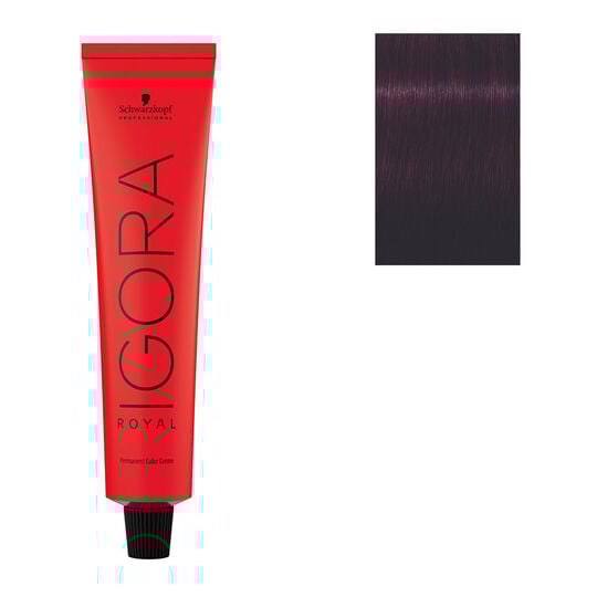 Coloration permanente Igora Royal 5-99 ch&acirc;tain clair violet extra