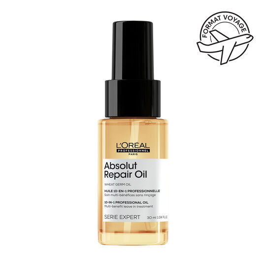 Huile 10 en 1 pour cheveux normaux &agrave; sensibilis&eacute;s Absolut Repair 30 ml