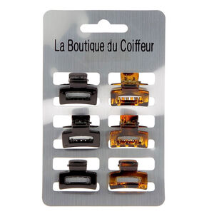 Petites pinces croco rectangle