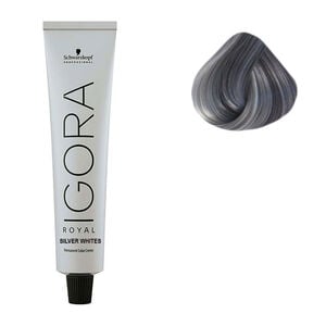 Coloration pour cheveux blancs et gris Igora Royal Silver White gris anthracite,  Coloration pour cheveux blancs et gris Igora Royal Silver White gris anthracite