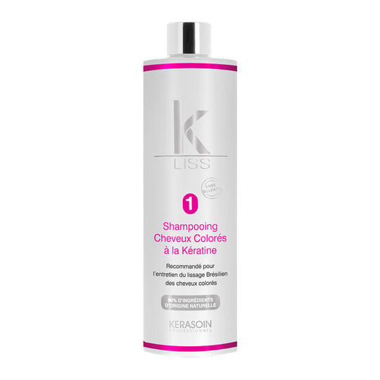 Shampooing pour cheveux color&eacute;s &agrave; la k&eacute;ratine K-Liss