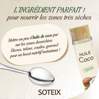 Huile de coco non parfumée