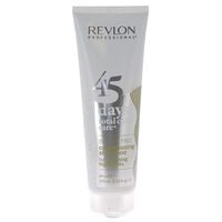 2 en 1 Shampooing et soin cheveux color&eacute;s 45 Days cendr&eacute; stunning highlights
