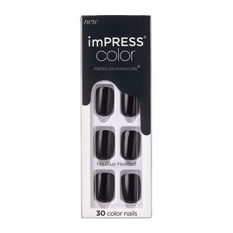 Faux ongles impress color all black