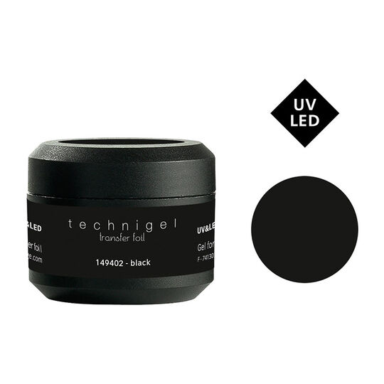 Gel UV LED pour transfer foil black