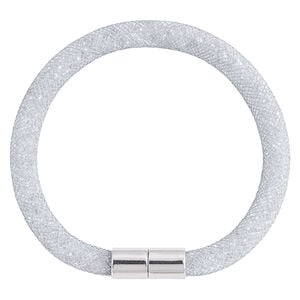 Bracelet strass filet blanc