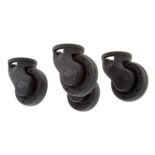 Valise trolley souple noire