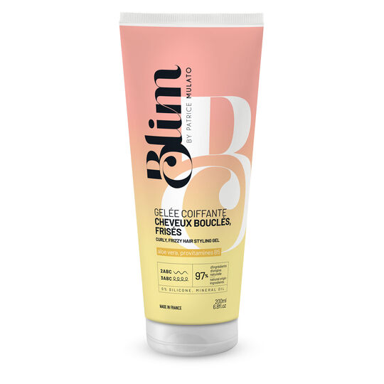 Gel&eacute;e coiffante cheveux boucl&eacute;s fris&eacute;s Blim