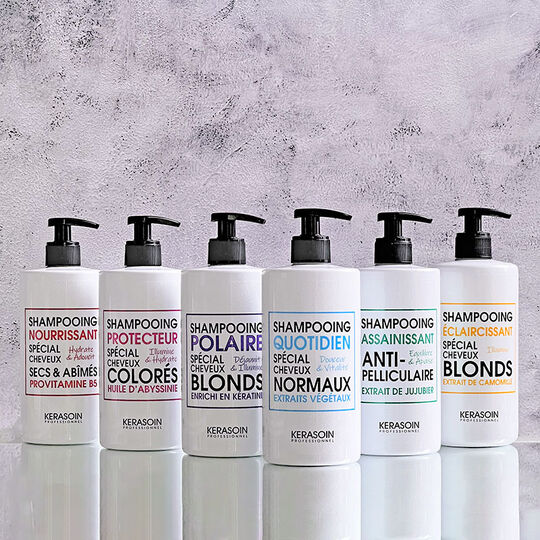 Shampooing reconstructeur &agrave; la k&eacute;ratine pour cheveux tr&egrave;s ab&icirc;m&eacute;s 500ml
