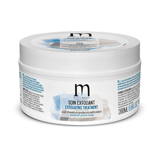 Soin exfoliant cuir chevelu &agrave; pellicules