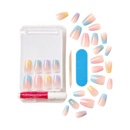 Faux ongles Voguish Fantasy candies taille medium,  Faux ongles Voguish Fantasy candies taille medium