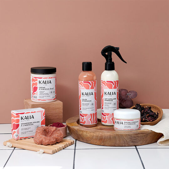 Shampooing solide cheveux textur&eacute;s &agrave; l'hibiscus