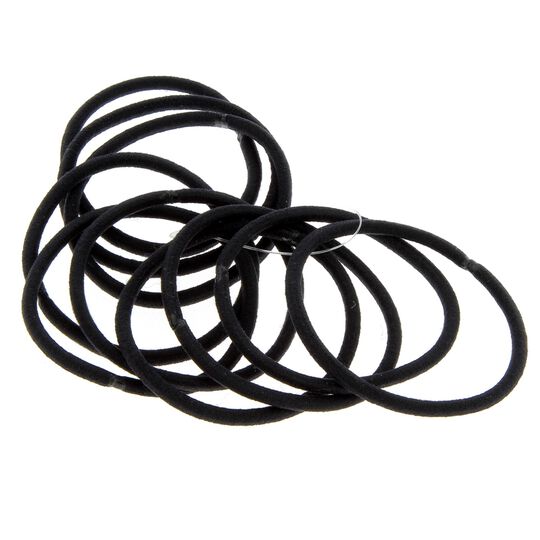 &Eacute;lastiques noirs fins