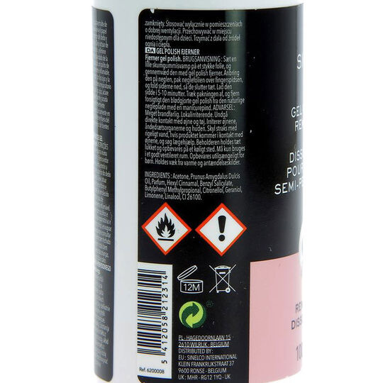 Dissolvant pour vernis semi-permanent