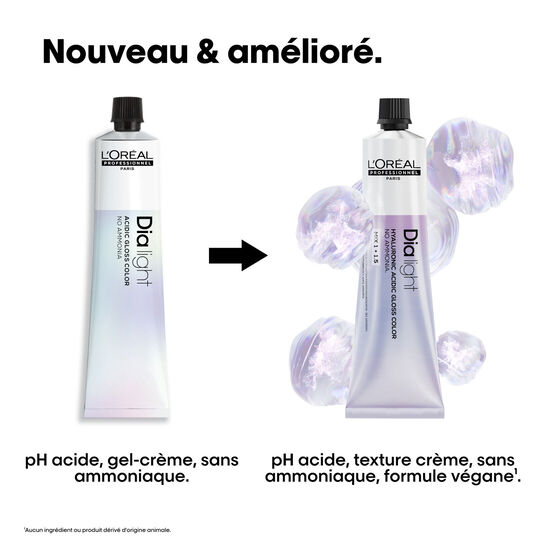Coloration ton sur ton Dia light Hyaluronic 8 blond clair
