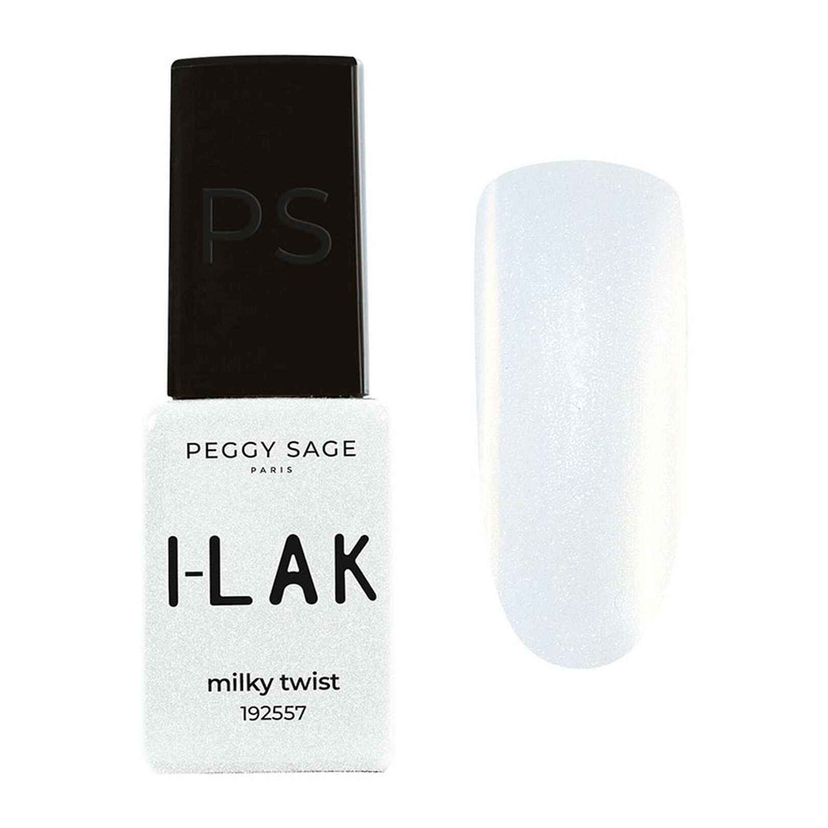 TOMICCA Vernis à Ongles Blanc Laiteux, 15ml Brillant Séchage Rapide