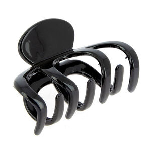 Pince croco plastique large noire,  Pince croco plastique large noire