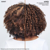 Soin sans rin&ccedil;age Hydramelt cheveux boucl&eacute;s &agrave; cr&eacute;pus All Soft Mega Curls