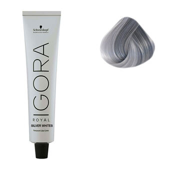 Coloration pour cheveux blancs et gris Igora Royal Silver White argent