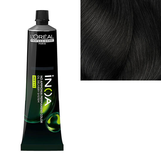 Coloration sans ammoniaque Inoa 4 ch&acirc;tain fondamentale