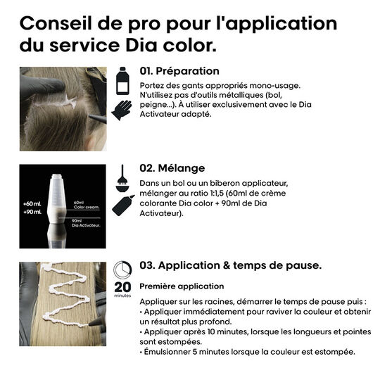 Coloration ton sur ton Dia Color 7.44 blond cuivr&eacute; profond