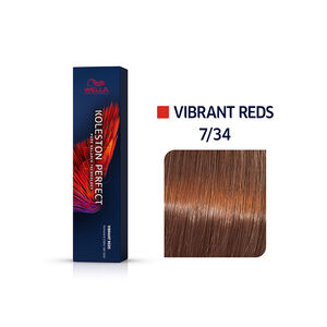 Coloration permanente Koleston Perfect Me+ 7/34 blond dor&eacute; cuivr&eacute;