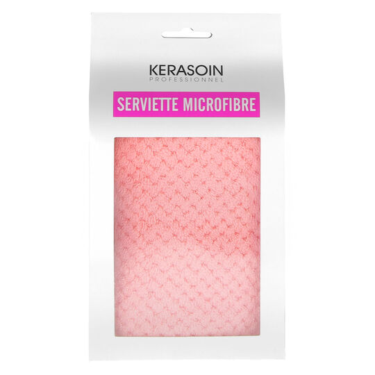 Serviette microfibre rose