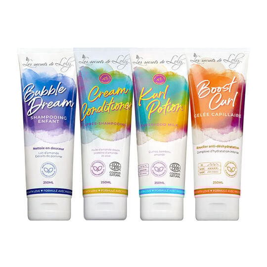 Rituel enfant pour cheveux ondul&eacute;s ou boucl&eacute;s