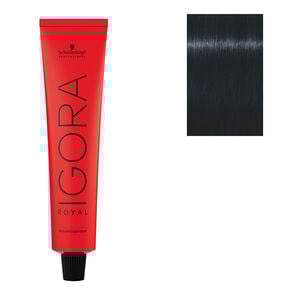 Coloration permanente Igora Royal 1-1 noir cendré,  Coloration permanente Igora Royal 1-1 noir cendré