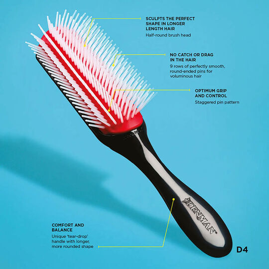 Brosse d&eacute;m&ecirc;lante D4 rose