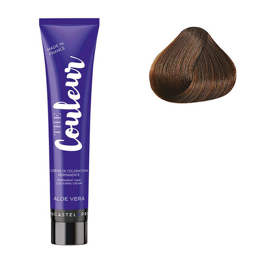 Coloration permanente The Couleur 7.74 Blond Marron Cuivr&eacute;