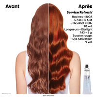 Coloration ton sur ton Dia light Hyaluronic 10.82 milkshake moka iris&eacute;