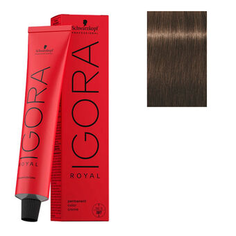 Coloration permanente Igora Royal 5-65 châtain clair chocolat doré