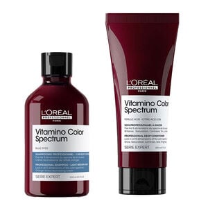 Rituel neutralisant Vitamino Color Spectrum cheveux châtains clairs, anti-orange,  Rituel neutralisant Vitamino Color Spectrum cheveux châtains clairs, anti-orange