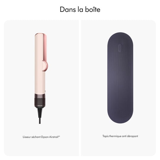 Lisseur s&eacute;chant Airstrait rose ceramique