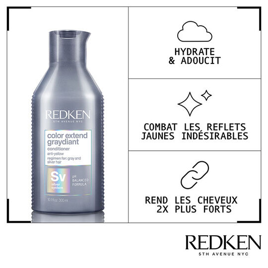 Conditioner d&eacute;jaunisseur pour cheveux blancs Color Extend Graydiant